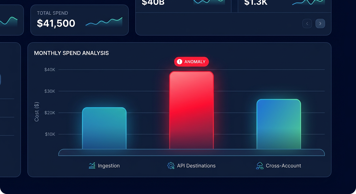 Event cost breakdown chart