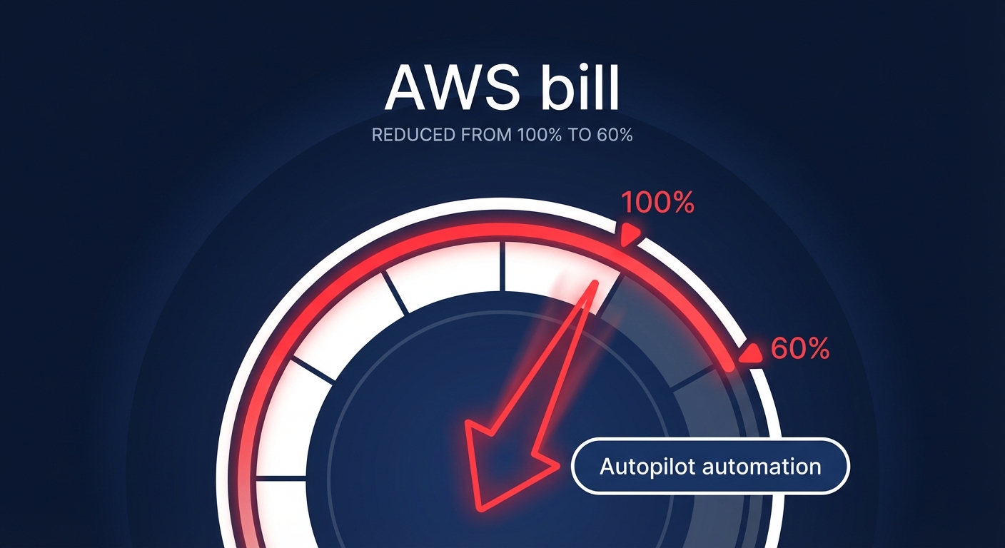 AWS bill reduced 40%