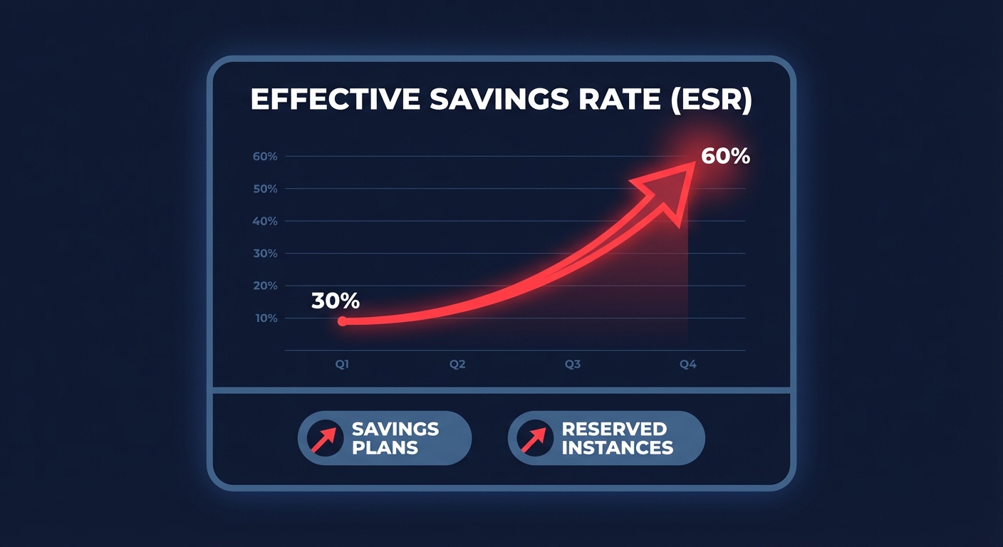 Effective savings rate chart