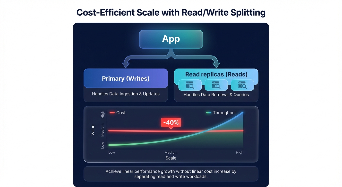Read write splitting diagram