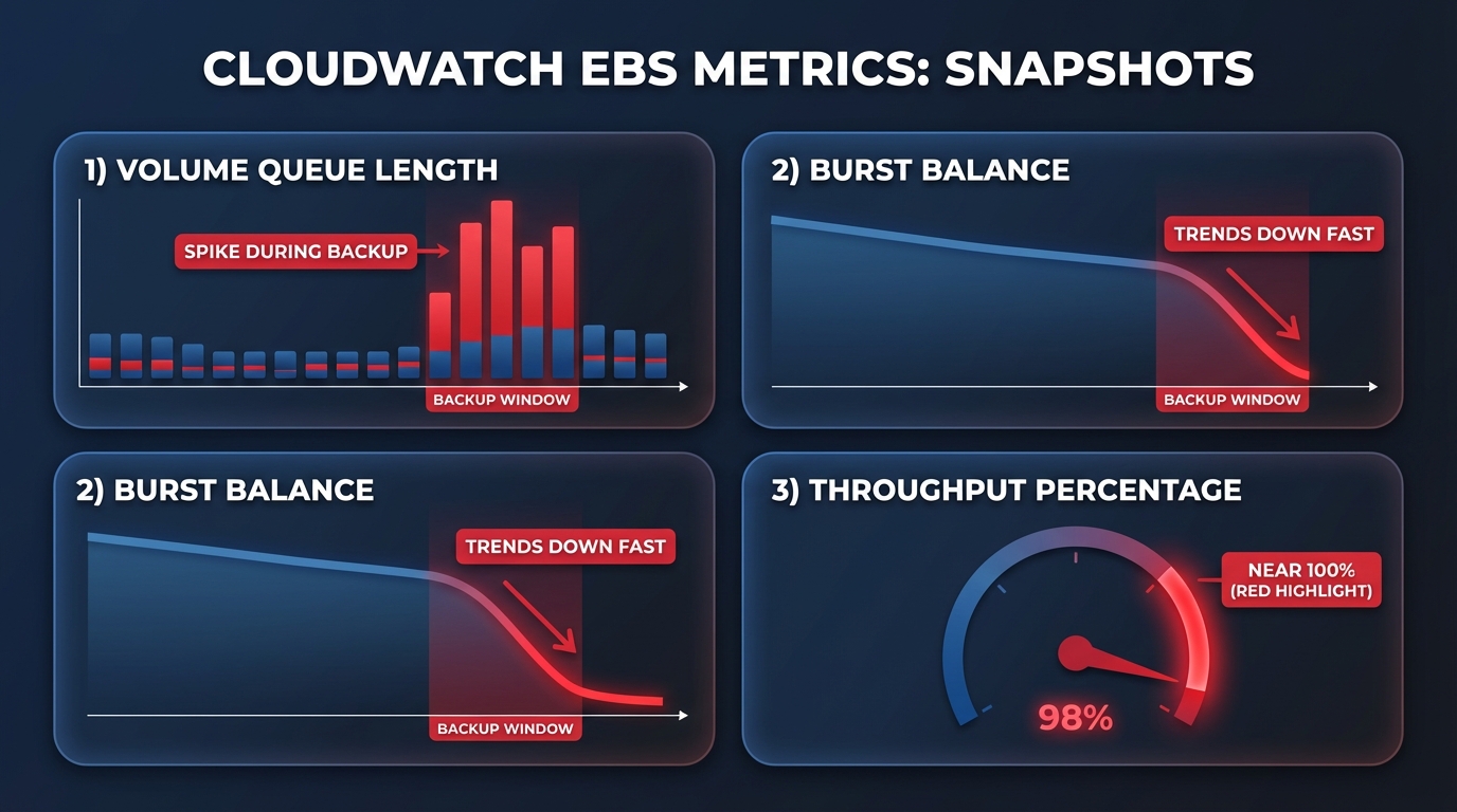 CloudWatch snapshot metrics
