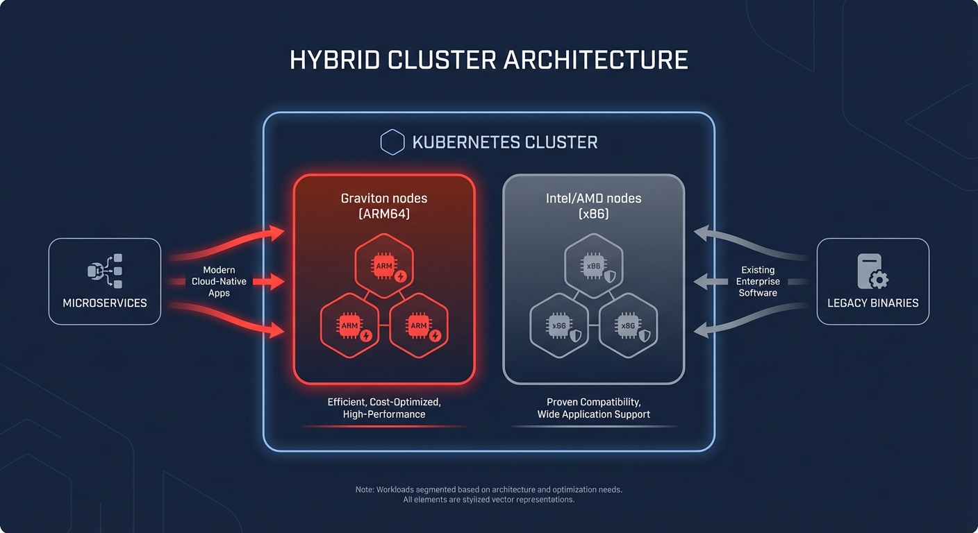 EKS mixed architecture