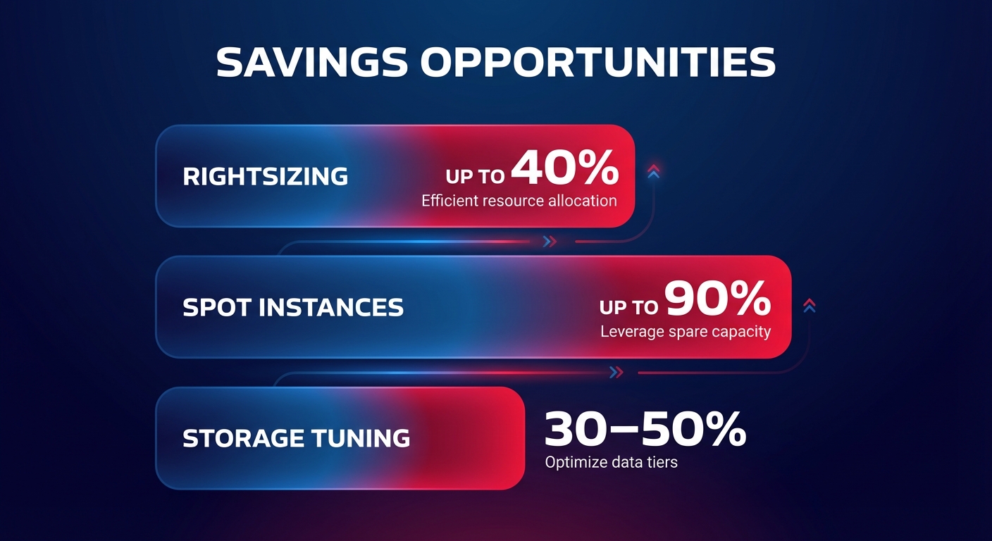 Kubernetes savings opportunities