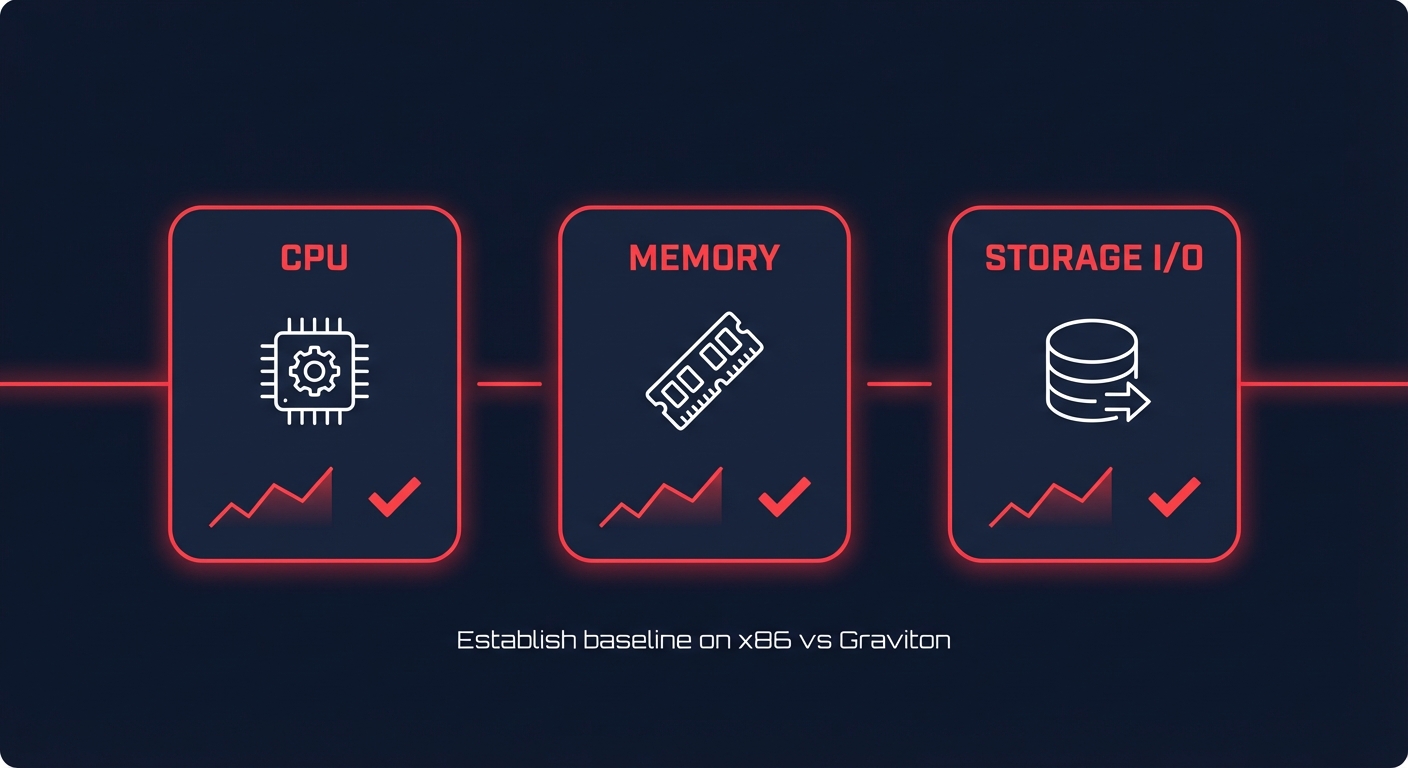 Benchmarking metrics dashboard