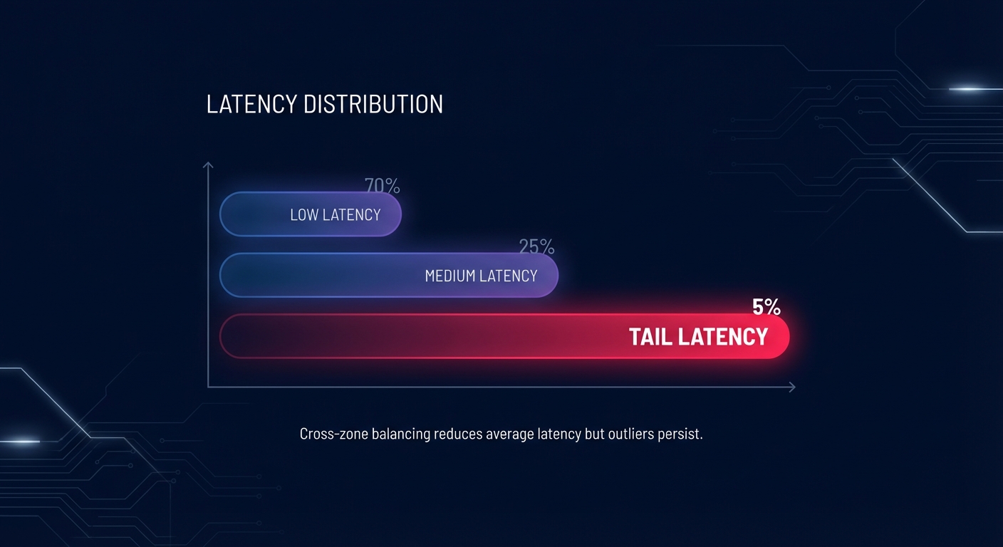 Tail latency distribution