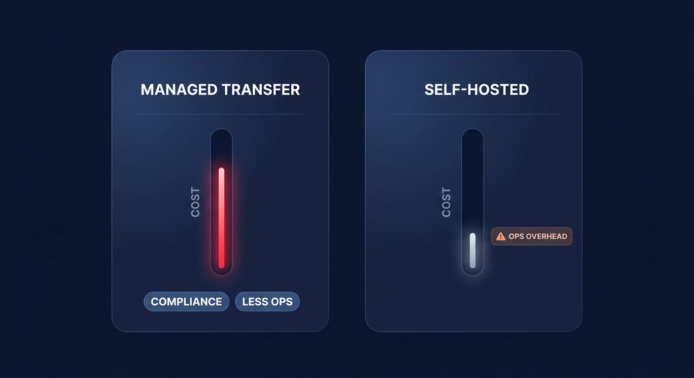 Managed vs self-hosted costs