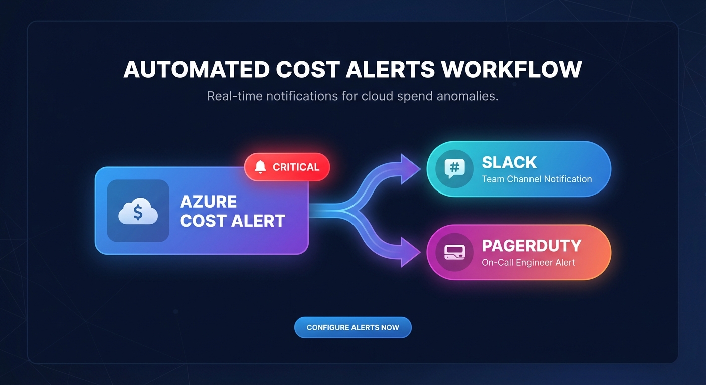 Azure alert workflow diagram