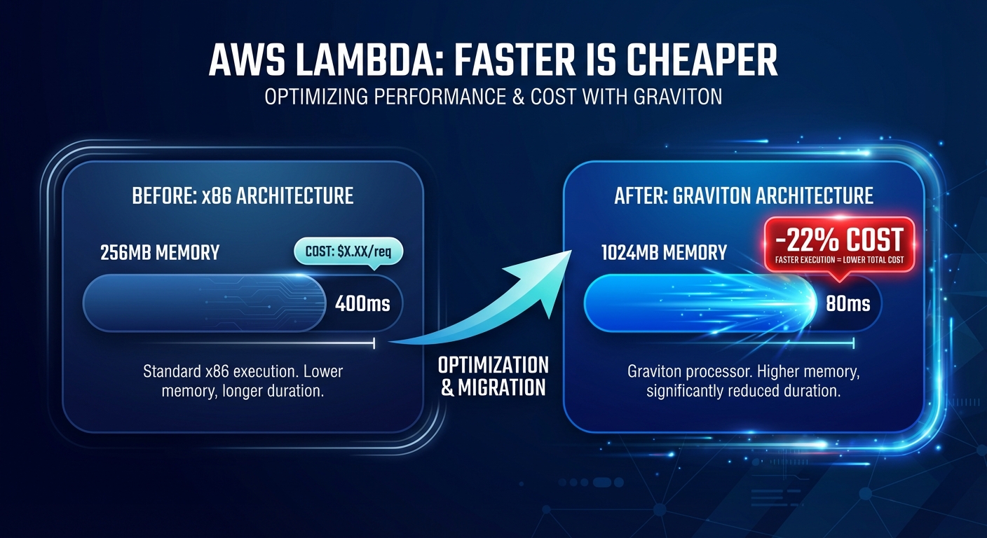 Lambda faster is cheaper