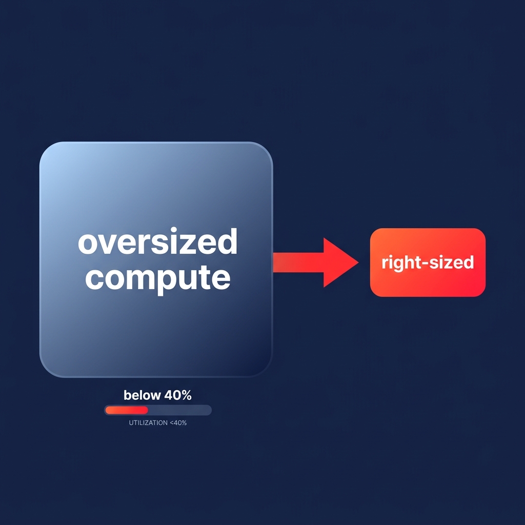 EC2 rightsizing graphic