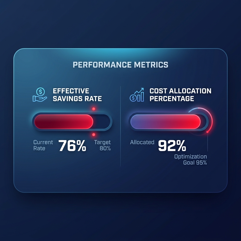 FinOps KPI dashboard