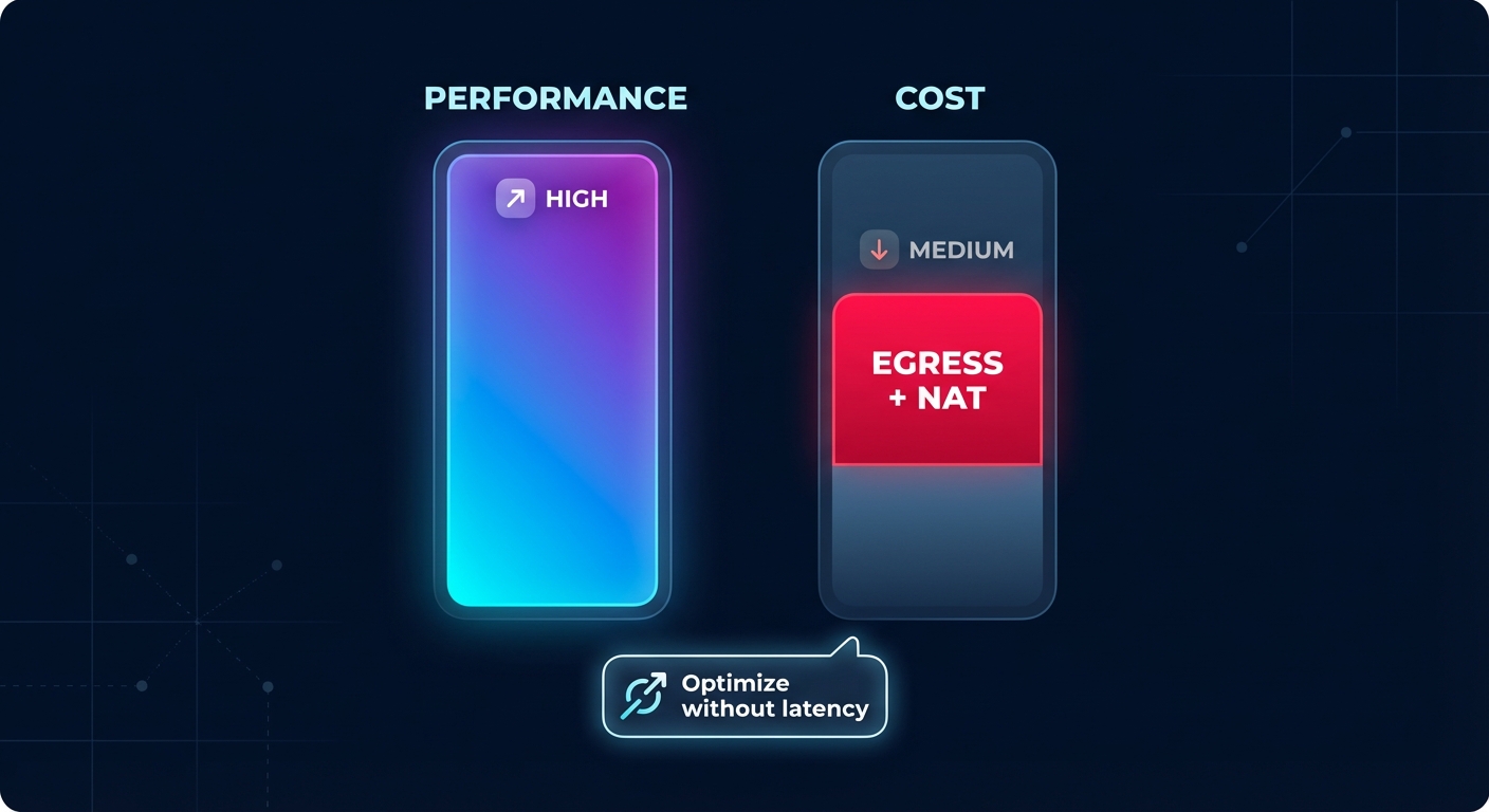 Network cost versus performance