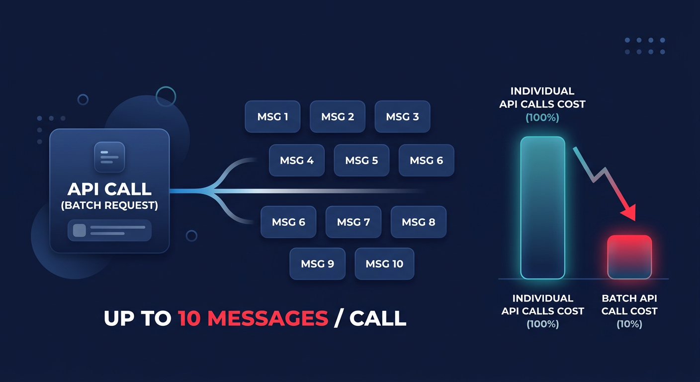 SQS batching savings