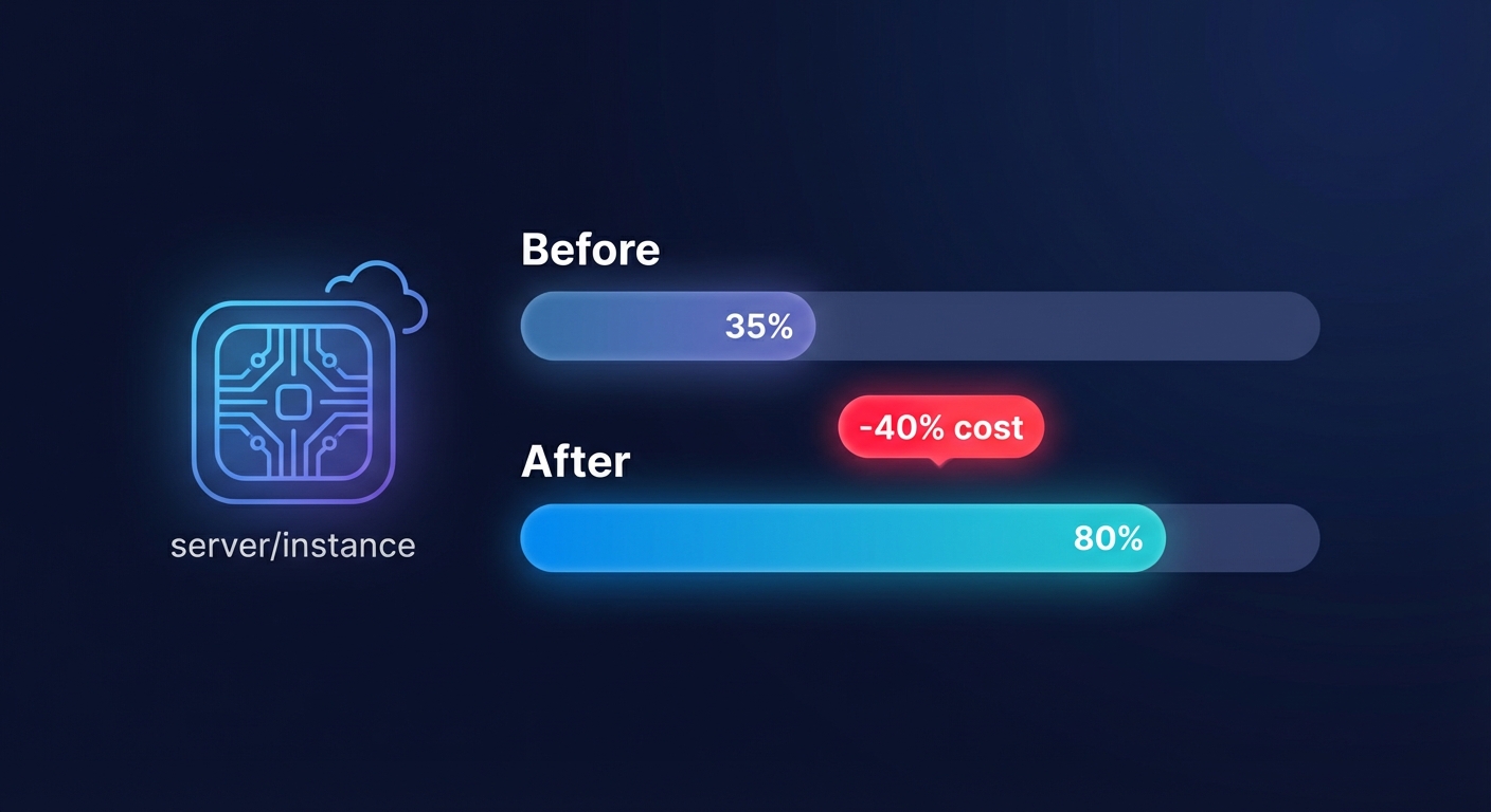 Rightsizing savings chart