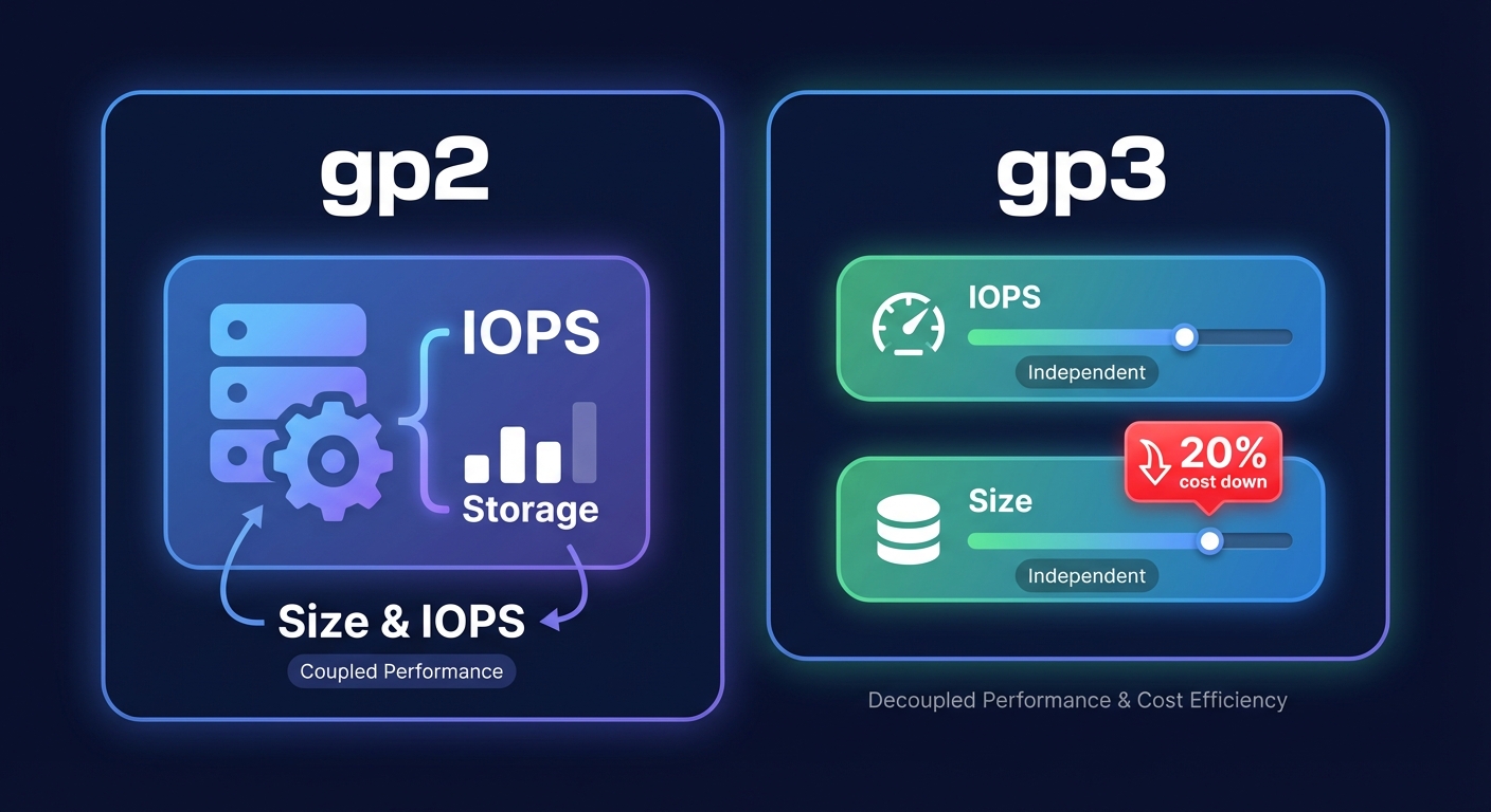 EBS IOPS cost control