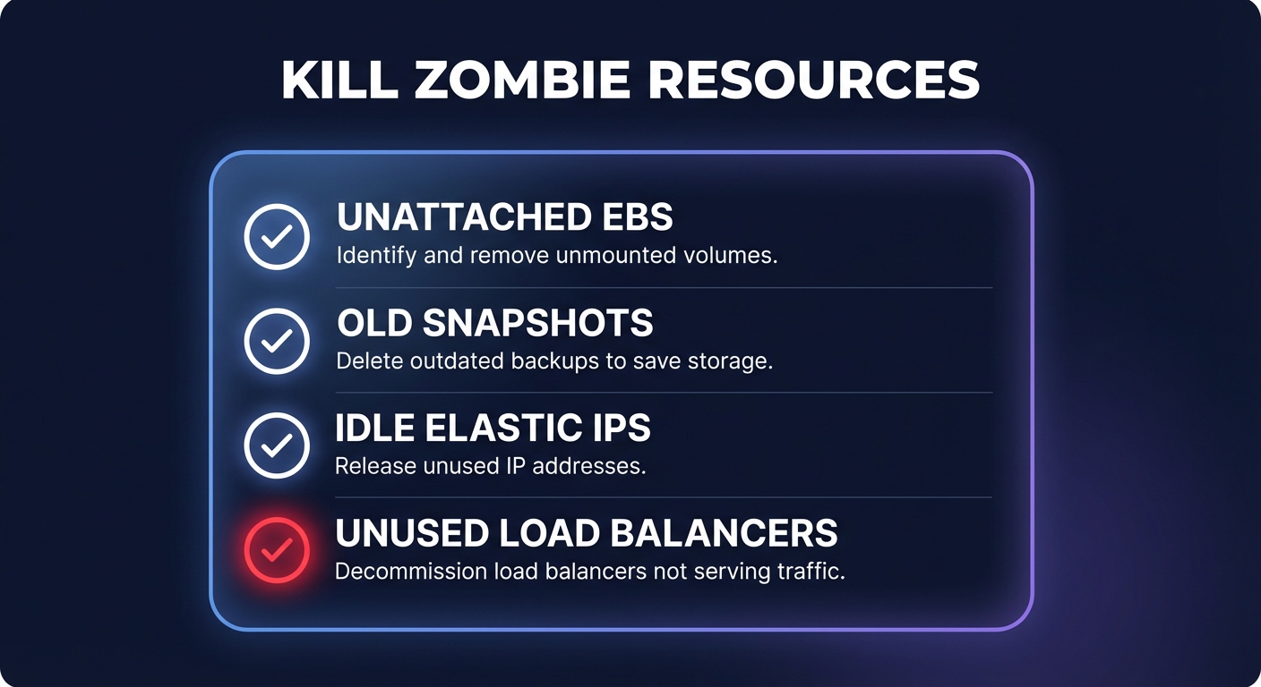 Zombie resources checklist