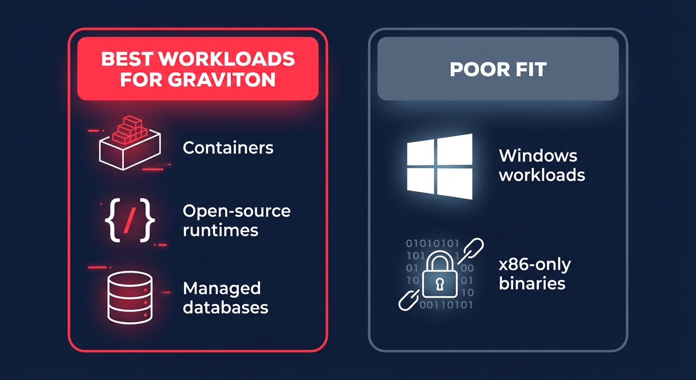 Best Graviton workloads