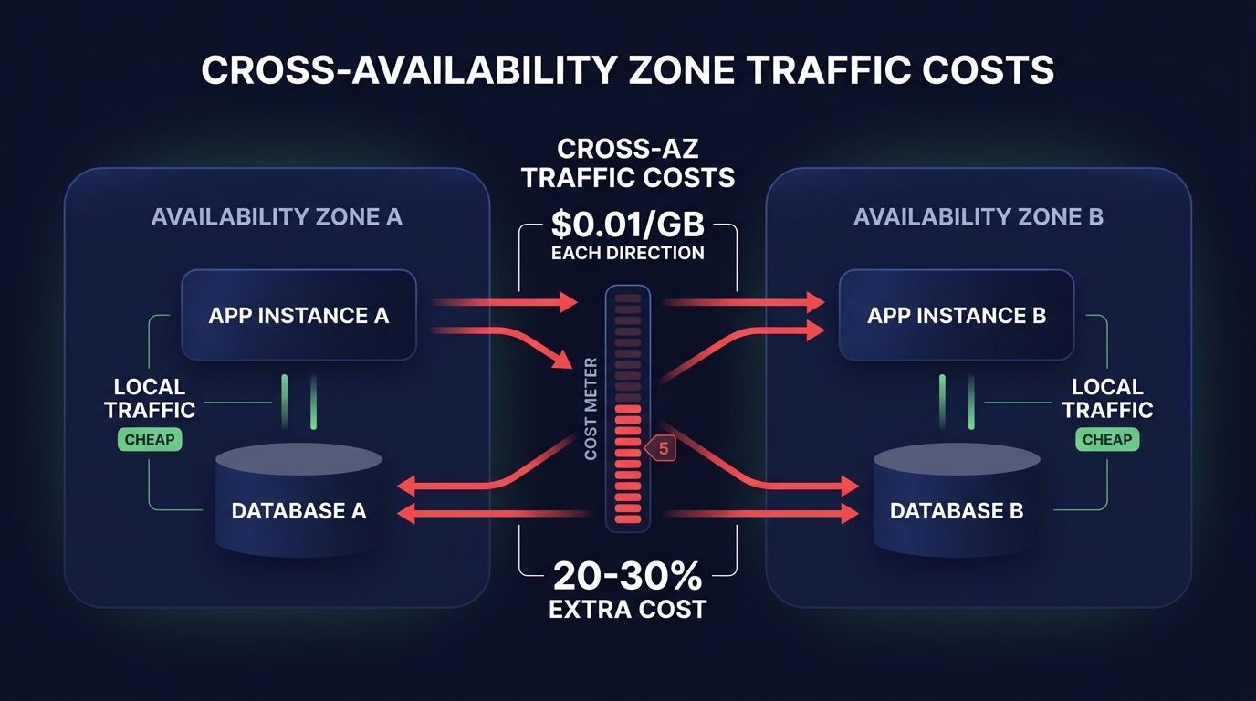Cross-AZ traffic costs