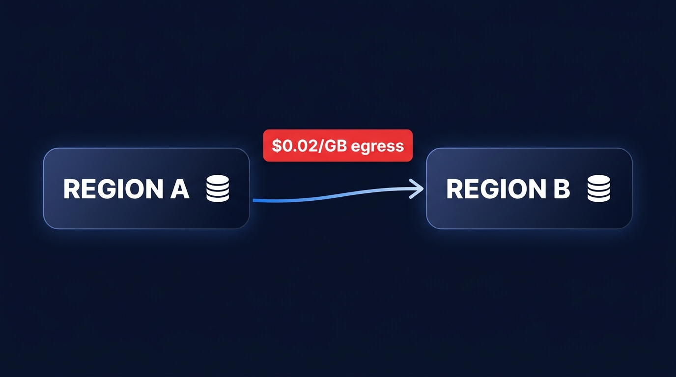 Cross region egress costs