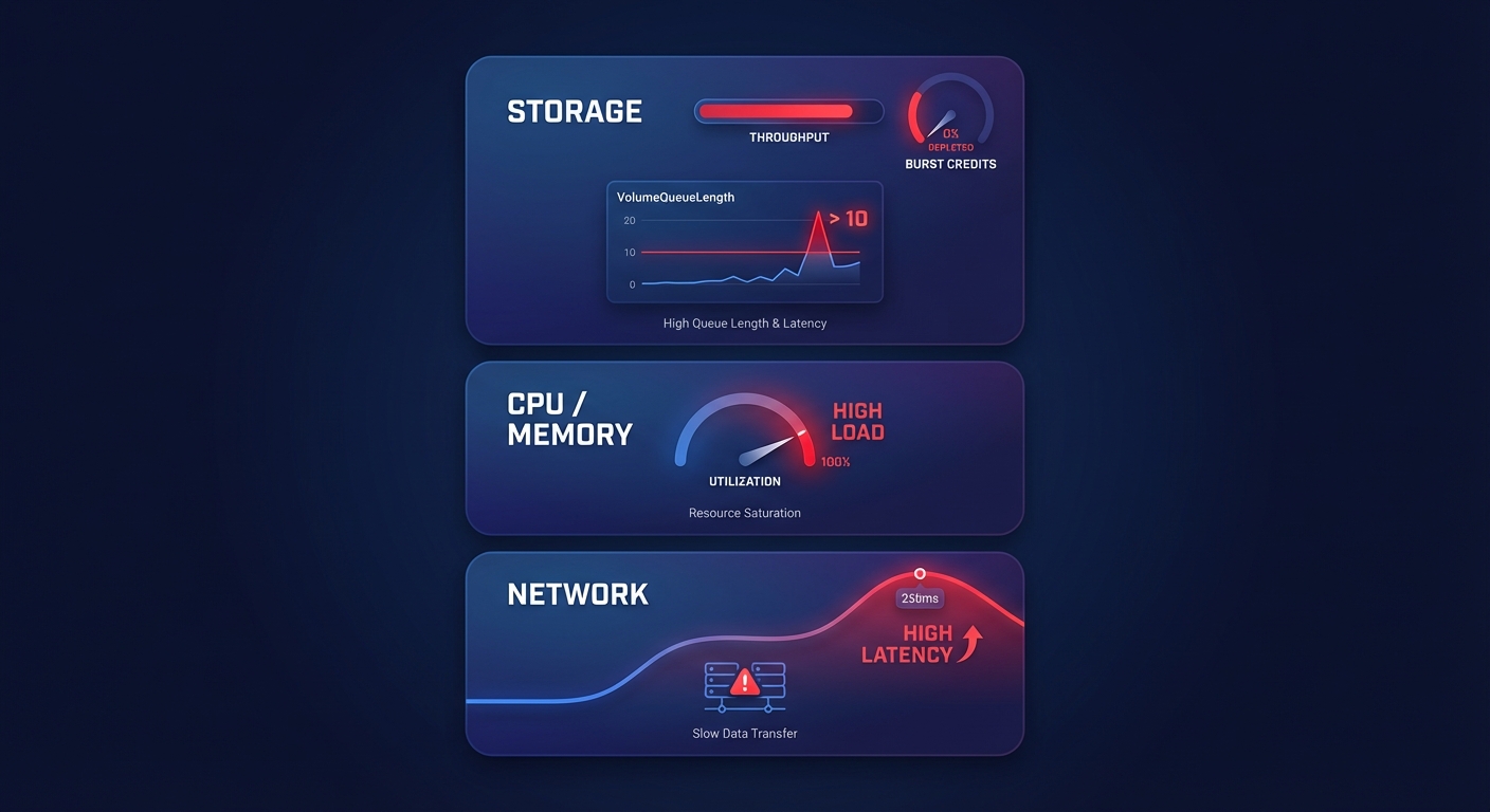 Replica bottleneck dashboard
