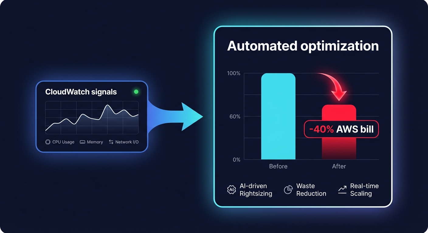 Automated cost optimization chart