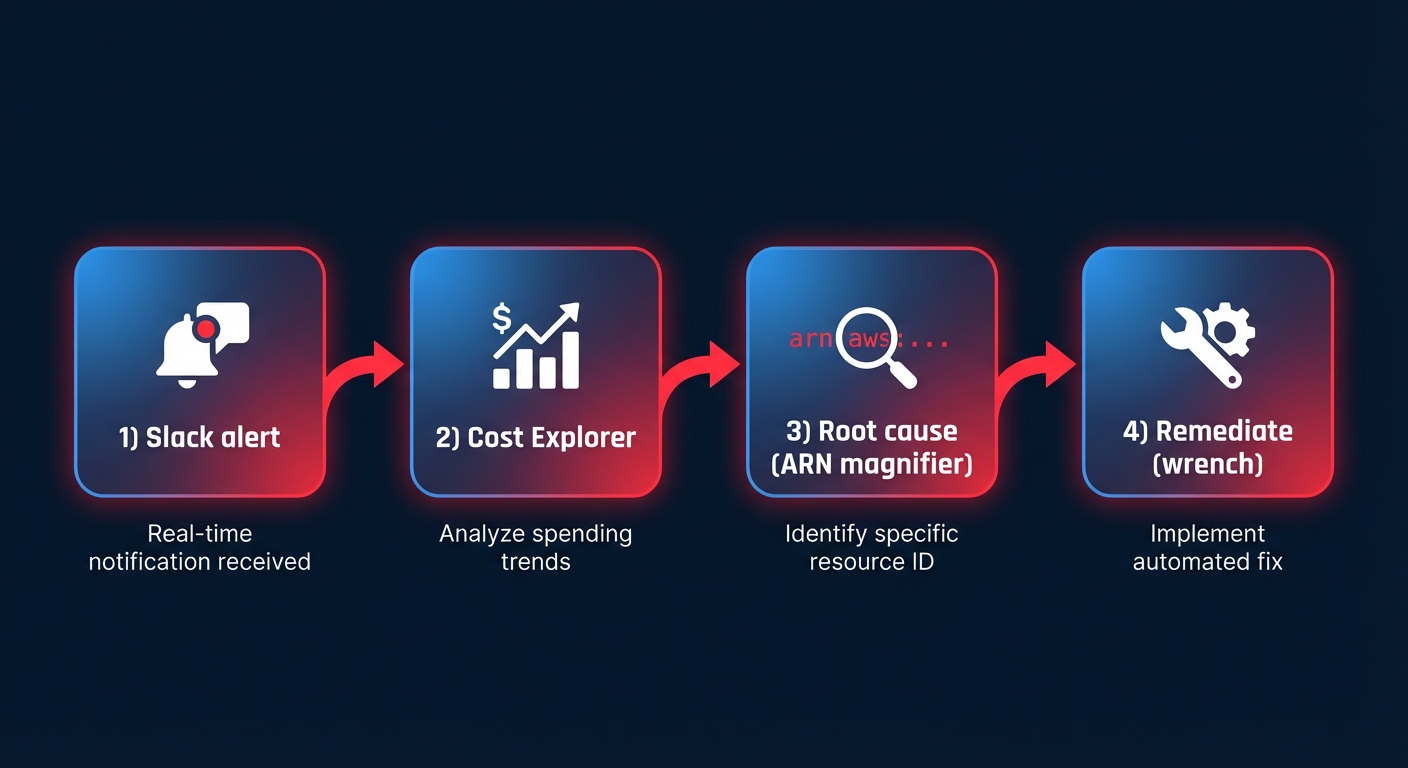 Cost investigation workflow