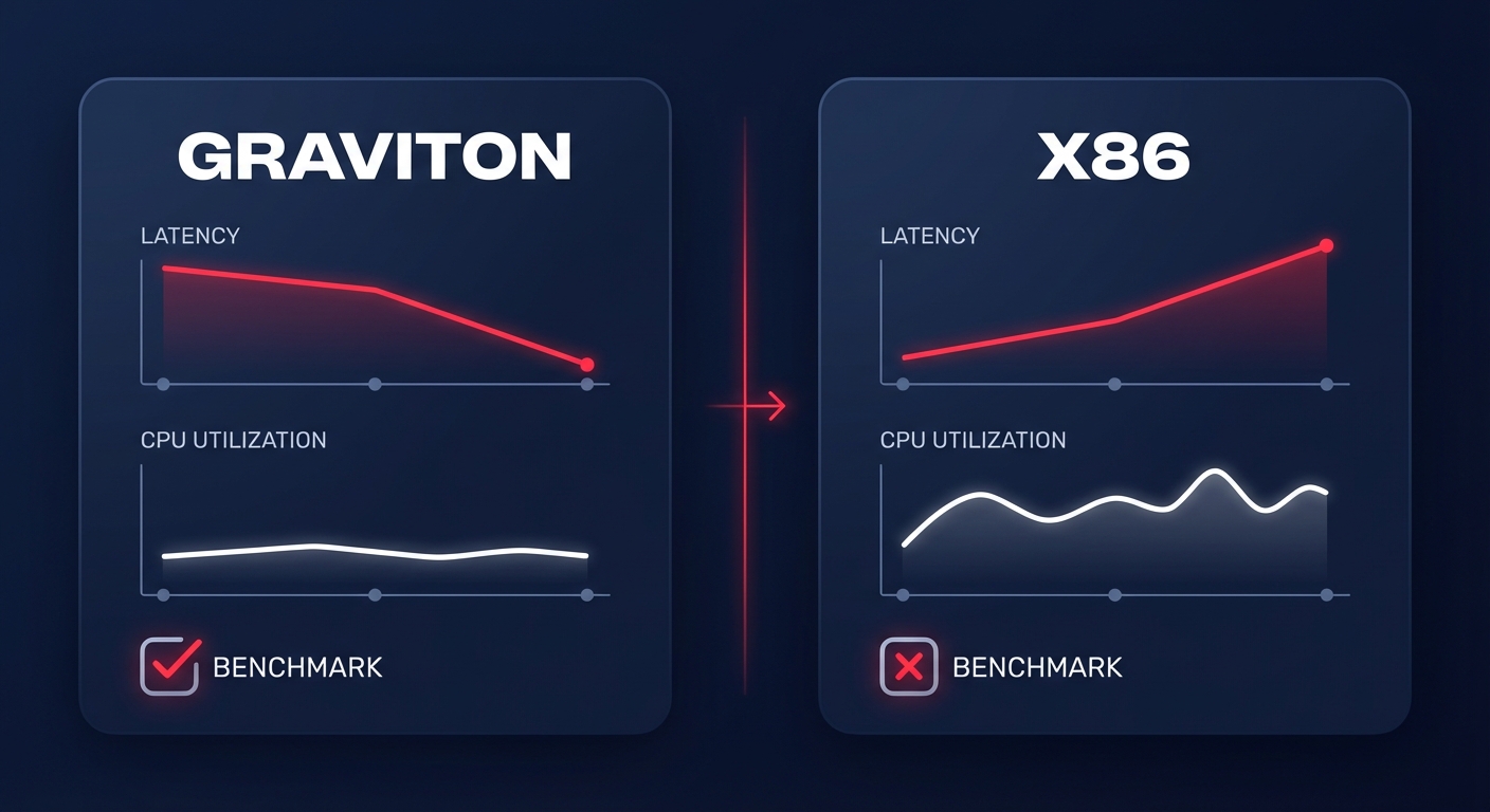 Graviton x86 benchmark charts