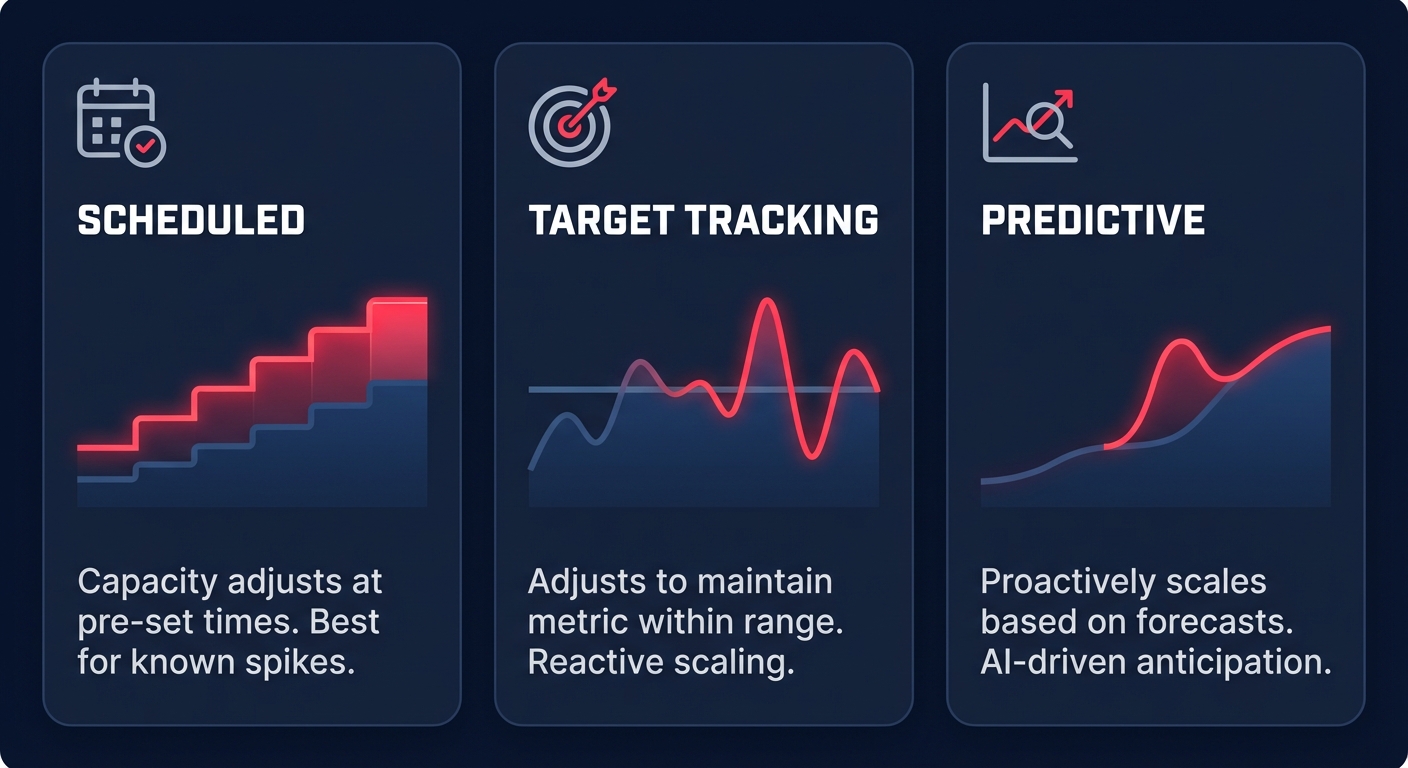 Scaling policy comparison