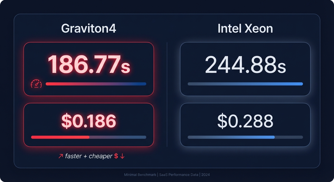 Graviton vs Intel benchmark