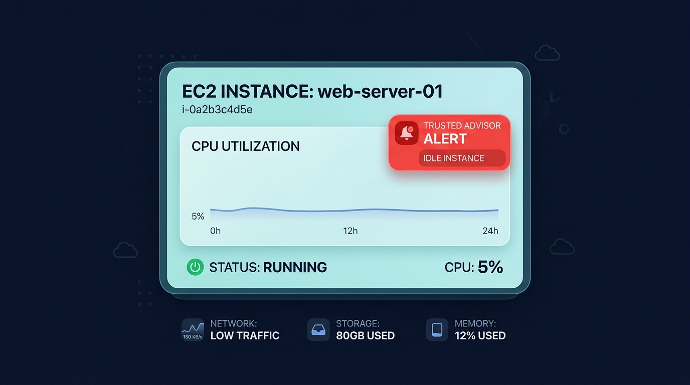 Idle EC2 instance alert