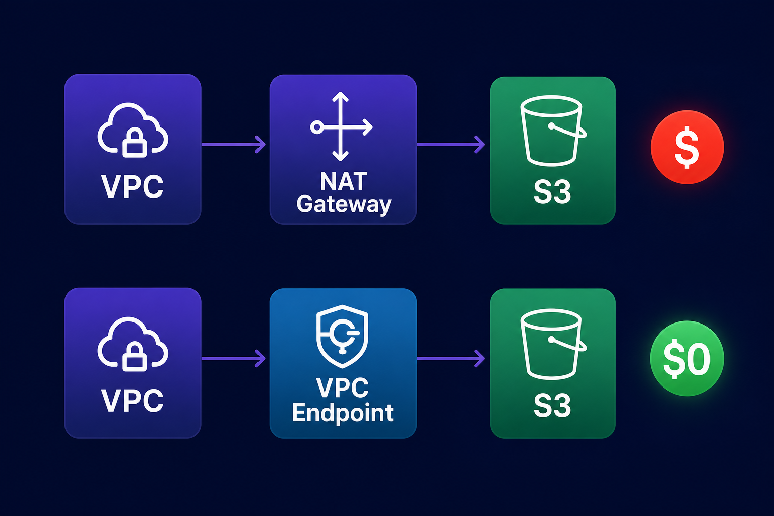 VPC endpoint savings